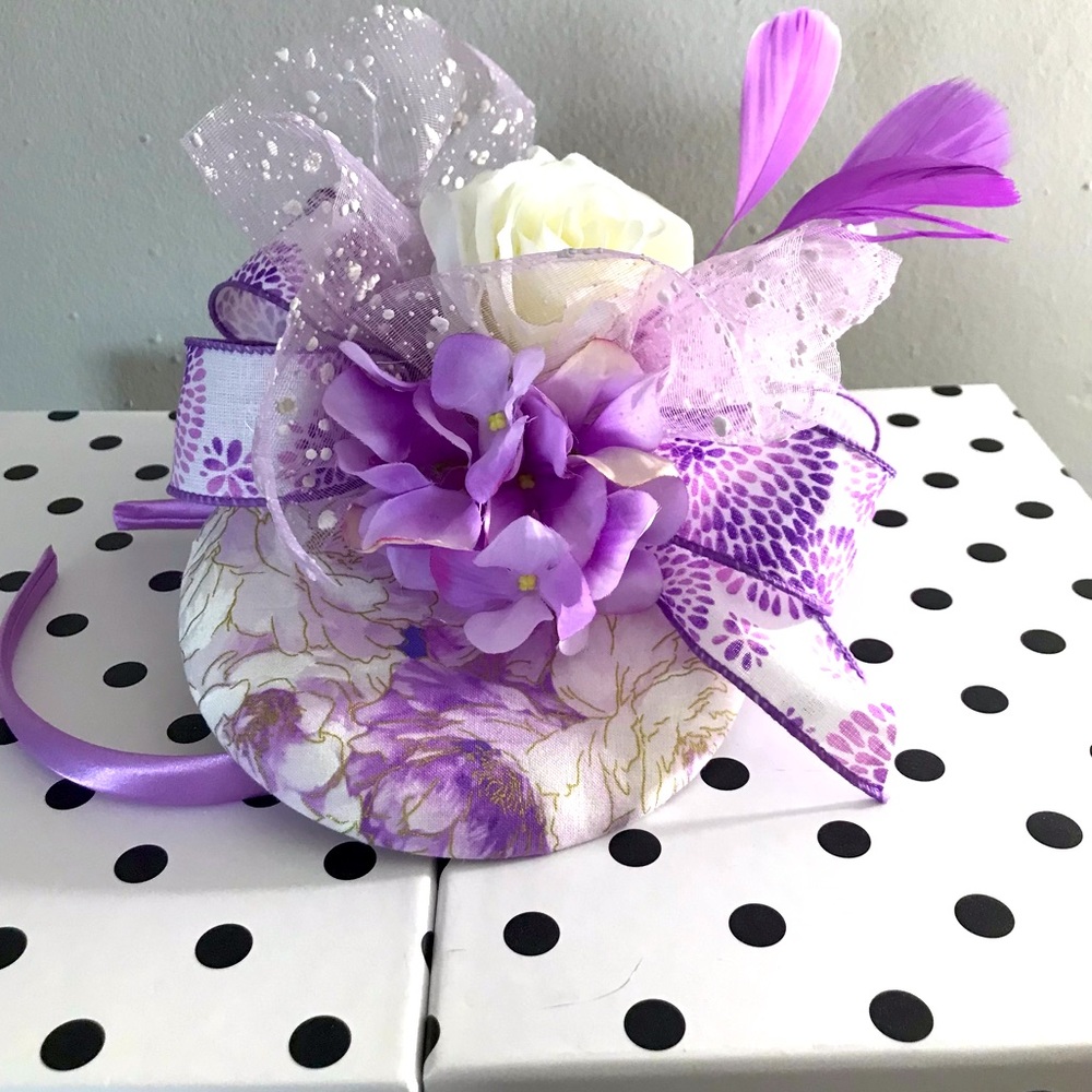 Lavender Kentucky Derby Fascinator Hat
